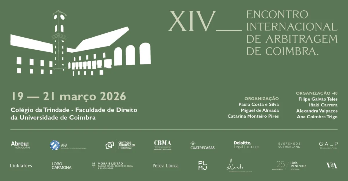 XIV Encontro Internacional de Arbitragem de Coimbra