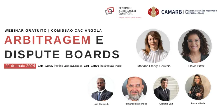 Webinar | Arbitragem e Dispute Boards