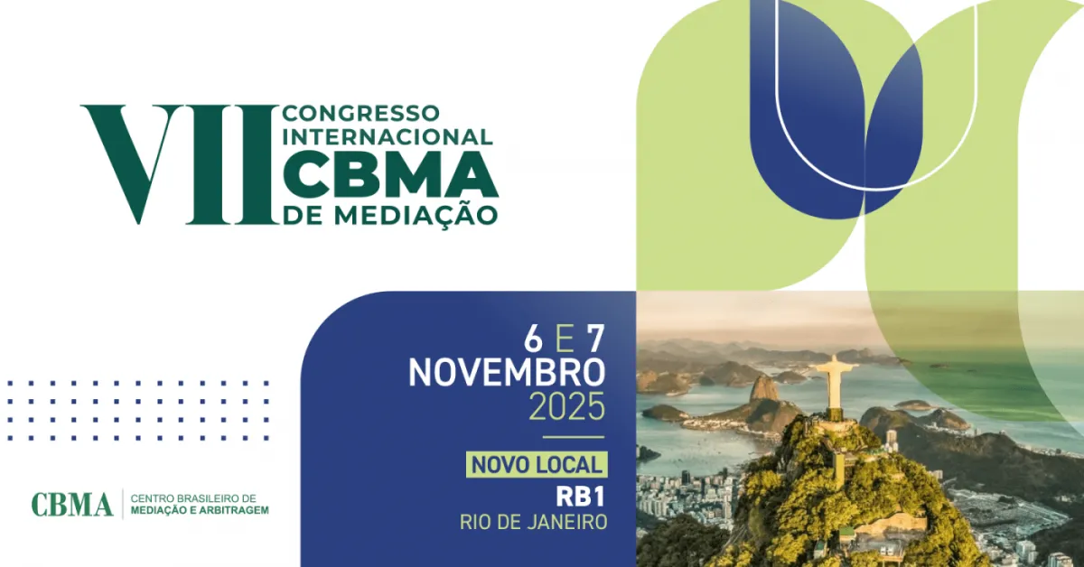 VII Congresso Internacional CBMA de Mediação com o apoio do CAC